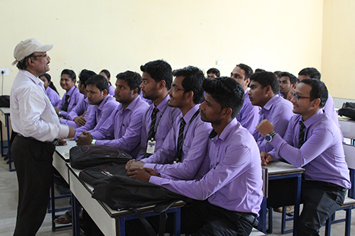 Classes being held in the MBA department